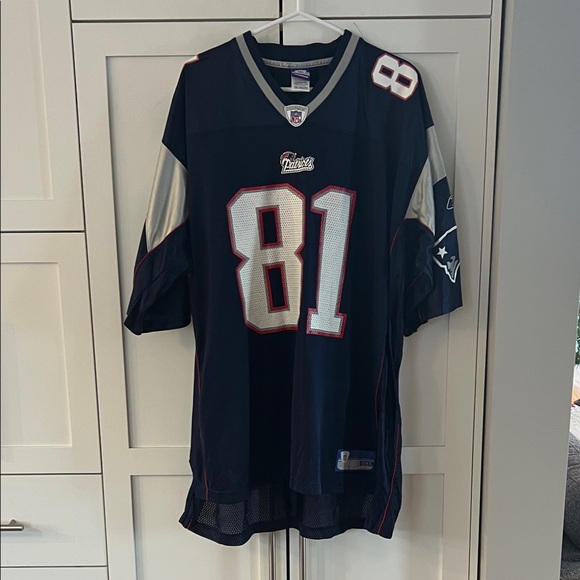 Reebok Other - Reebok NFL Equipment Jersey - Navy and Gray - Bethel Johnson